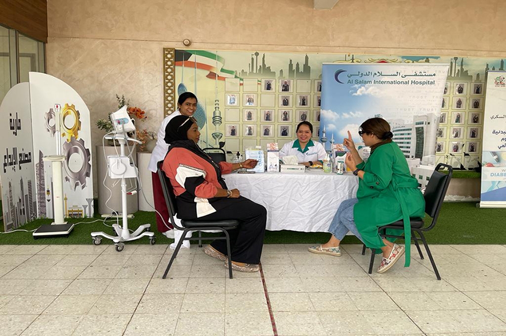 مشاركة مستشفى السلام الدولي بمارثون مدرسة مارية القبطية -بنات